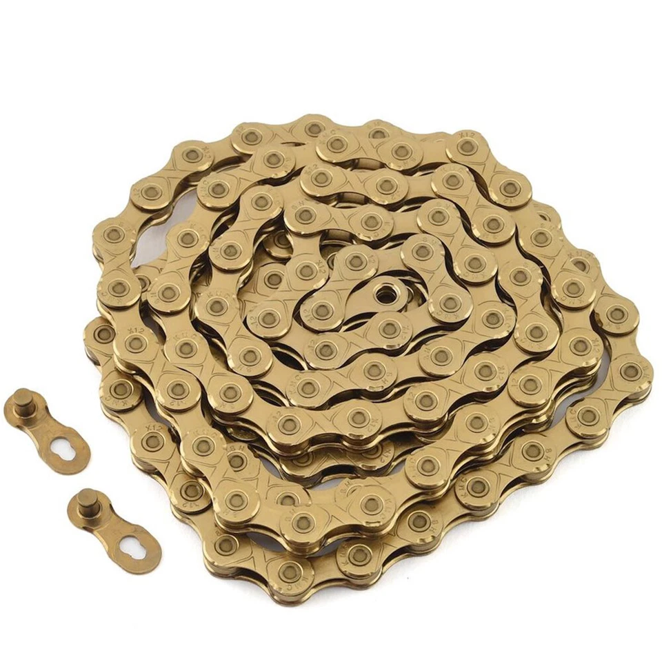 KMC BIKE GOLD Ti-N Chain 8/9/10/11/12 Speed Bike Chain MTB Road Bicycle Chain - Image 3 of 4