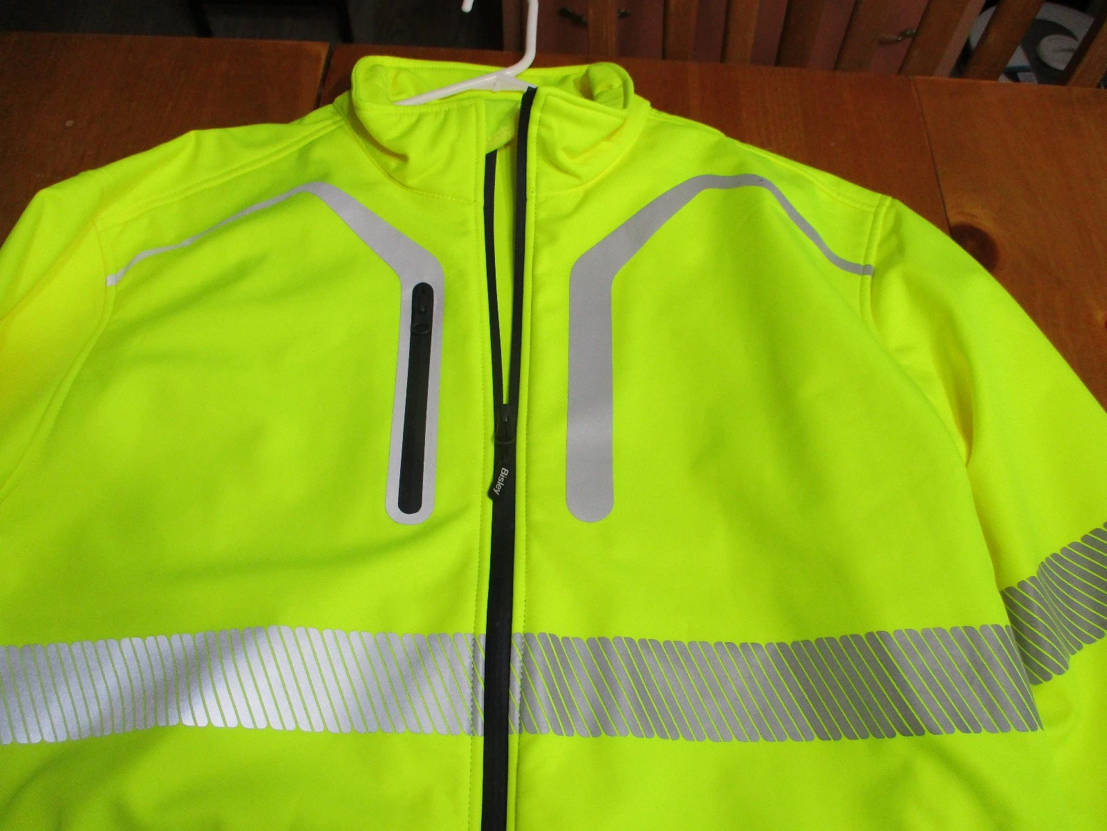 New No Tag Bisley Workwear Jacket Ansi Type R Class 3 Soft Shell,2 XL Excellent! image 11