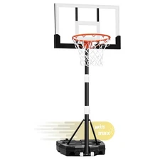 Kids Basketball Hoop 29 in Backboard, 3.2 to 7.2FT Adjustable Height, Swimmin...