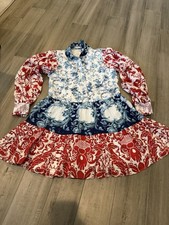NWT Alice and Olivia Paulie Tiered Floral Minidress Size XS $495
