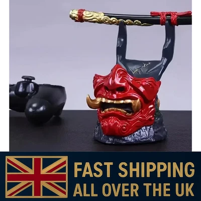 Gaming Controller Holder Samurai Mask Stand for PS5 PS4 Ghost of Tsushima