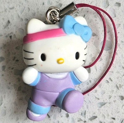 Hello Kitty Figur Classic 2010 - Sanrio Handyanhänger - Taschenanhänger - Schlüsselanhänger 3cm