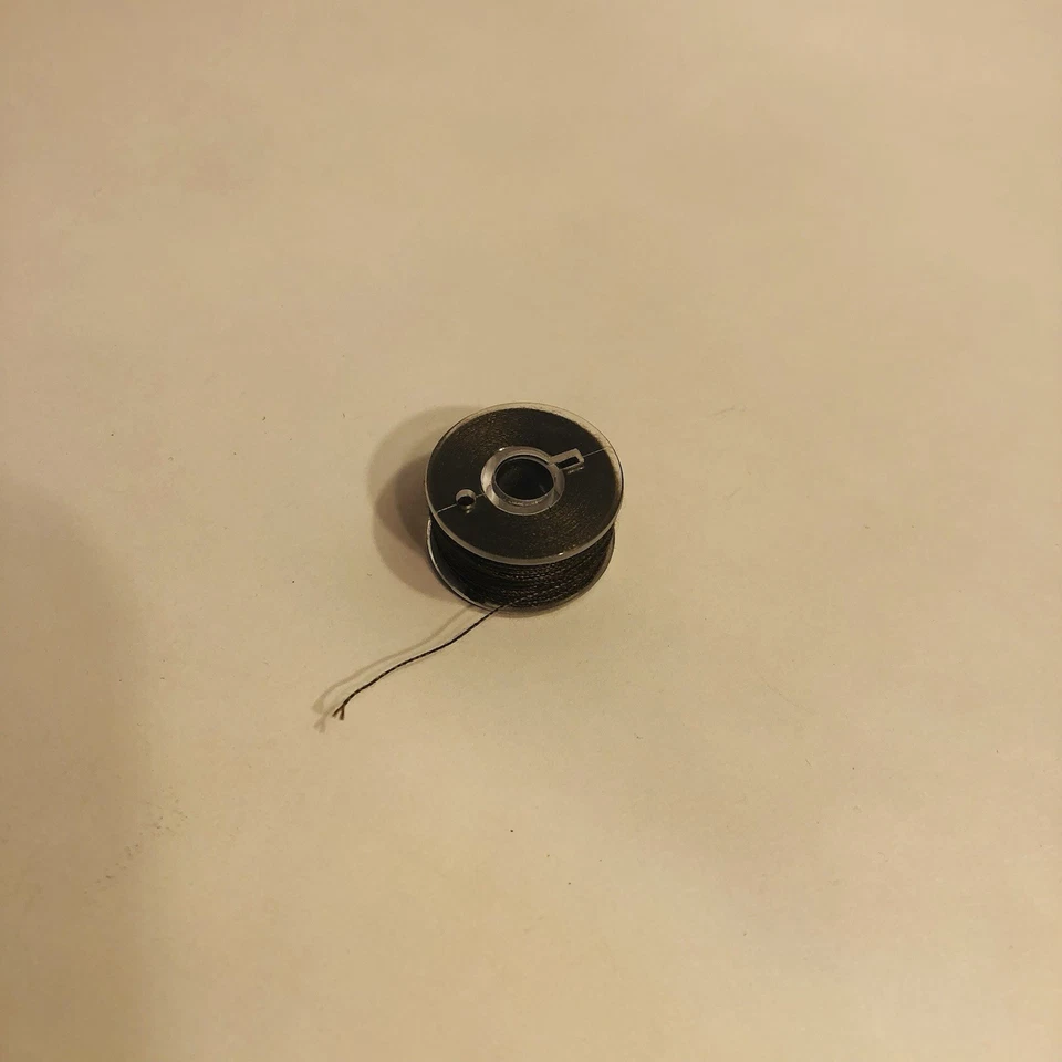 Dark Brown Pre-Wound L-Style Paper-Sided Bobbins for Embroidery Machines - Image 3 of 4