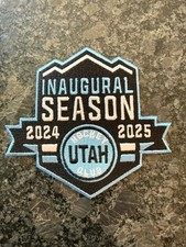 2024 2025 NHL UTAH HOCKEY CLUB INAUGURAL SEASON JERSEY PATCH MAMMOTH PUCK STYLE