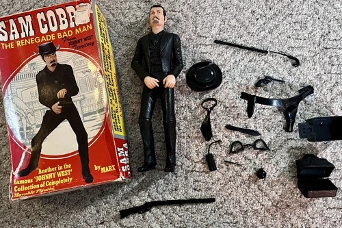Outlaw Sam Cobra Badman figure + box + Accessories + manual