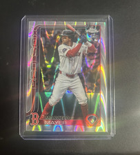 Topps Chrome Marcelo Mayer RC Boston Red Sox #CP-150 Rookie Card. rookie card picture