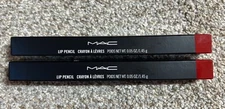 NEW 2x Mac Lip Pencil Crayon Cherry  0.05oz/1.45g