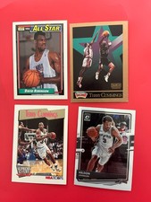 4 Card San Antonio Spurs  Basketball  Card Lot - Johnson - Robinson - Cummings