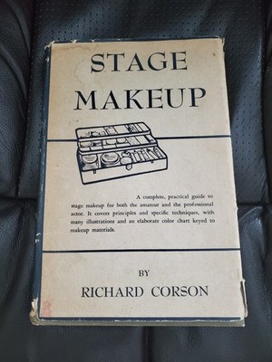 RARE Stage Makeup 1st Edition Richard Corson 1942 HC/DJ-book that started it all