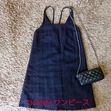 CHANEL item Dark blueCotton dress F/S from Japan
