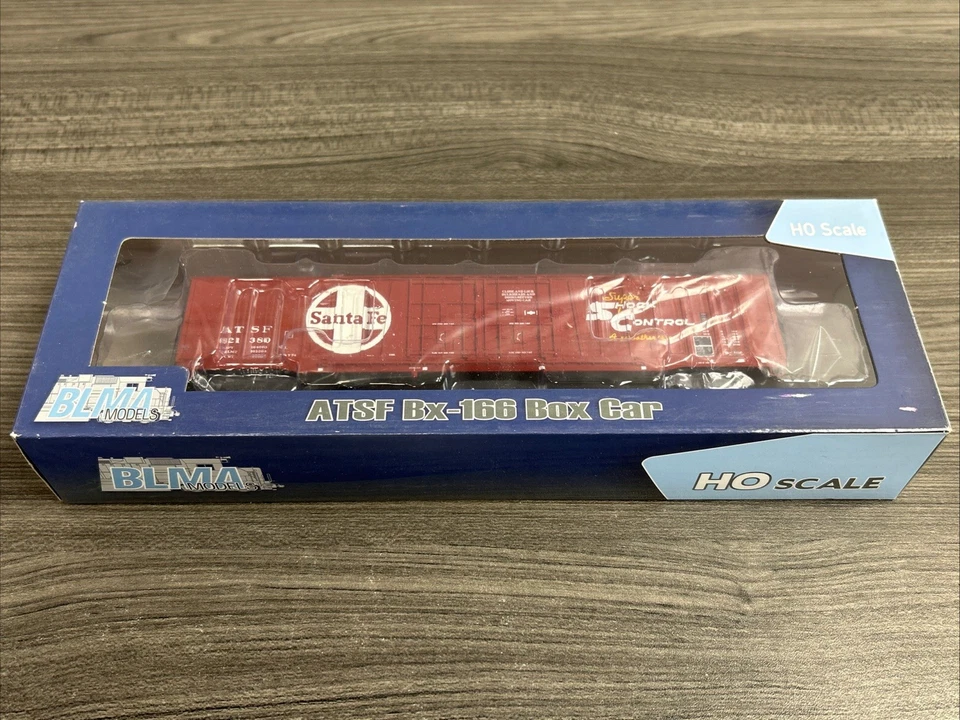 BLMA Models HO #53041 Bx-166 60’ Beer Car ATSF Shock Control #621380 NOS! - Image 3 of 4