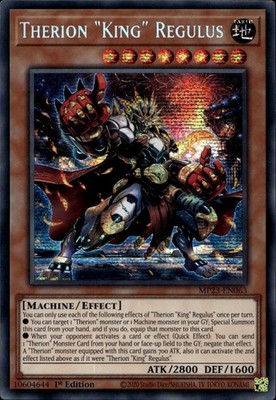 Therion ''König'' Regulus 1. Auflage Prismatic Secret MP23-DE063 Yu-Gi-Oh!