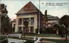 Museum Golden Gate Park San Francisco California vintage postcard e725