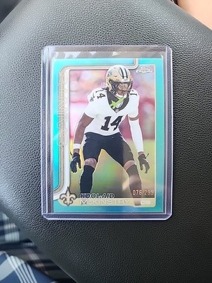 2025 Topps Chrome Football Kool-Aid McKinstry #224 Teal Refractor /299