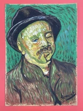 Vincent van Gogh (Handmade) Drawing mixed media on paper signed & stamped