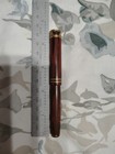 Wahl Eversharp Wood Grain Fountain Pen With 14k Gold Fine Flexible Point Nib USA — photo 1