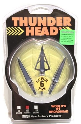 NAP THUNDERHEAD 100 Grain Broadheads - 6 PACK -  FREE SHIPPING