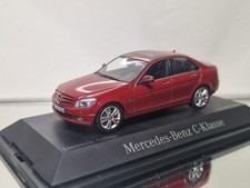 Mercedes-Benz C-Class W204 Schuco 1/43 Rare Color Redmet/Red