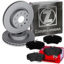 ZIMMERMANN BREMSSCHEIBEN + BELÄGE VORNE passend für OPEL OMEGA B Caravan/Kombi