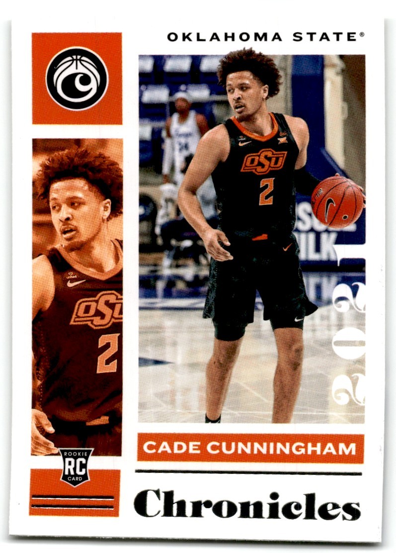 2021-22 Panini Chronicles Draft Picks Cade Cunningham Rookie Detroit Pistons #1