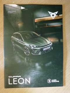 Cupra (Seat) Leon Brochure / Prospekt 1 / 2026 !!!