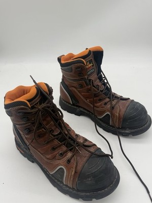 Thorogood Gen-Flex2 Composite Toe Work Boots Mens 7 wmn 9 Brown Leather 804-4445 Thorogood Boots 10 W Brown Gen-Flex2 Series 6\ main image 3