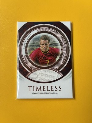 Marc Wilmots Match Worn Patch 04/05 Timeless Futera Unique 2025 Schalke Relic 