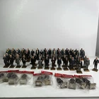 Vtg Marx Presidents Mini Figures Lot 68 Sealed & Loose Washington–Eisenhower 60s