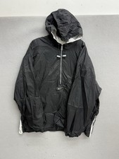 Vintage 90s Nike Windbreaker men s Size XXL Black Pullover 1/2 Zip