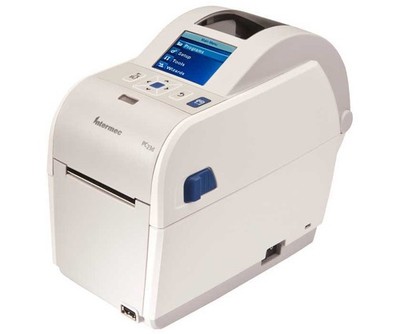 Intermec PC23d Label Printer, Display, adjustable gap RTC, 203 dpi, Power Cord