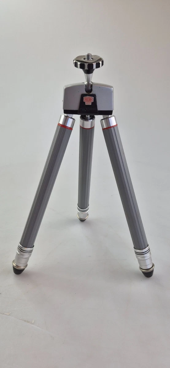 Vintage BILORA BILORET Kamerastativ Tripod ca. 114 cm mit Etui & Drahtauslöser