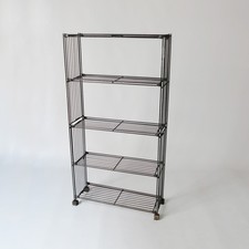étagère bibliothèque vintage en fer métal design Multistrux par Multimueble 1970
