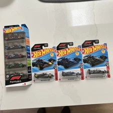 Hot Wheels Formula1 F1 5 Pack,Red Bull/williams/Mercedes/ lot of 4 Fast Shipp 