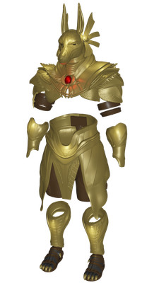 1/12 Scale Action Figure Kit: Anubis
