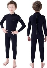 Dark Lightning 3/2mm Youth Wetsuit Neoprene Thermal Swim Scuba Suit size 12