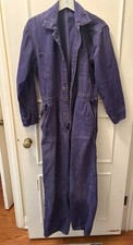 Vintage 1930s Perfect Union Made Distressed Button Down Coveralls 32X29