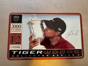 Nike Golf Tiger Woods Collector Series 1 2000 U.S. Open Metal Tin 12"
