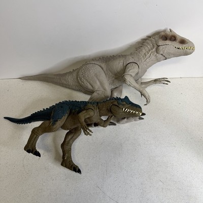 Mattel Jurassic World Destroy N Devour Indominus Rex Ruthless Rampage Allosaurus