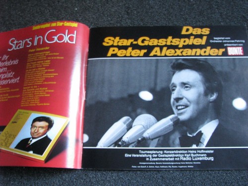 Peter Alexander-Programmheft-Das Star Gastspiel Tour-1971 German-Tourbuch-Berlin - Picture 3 of 15