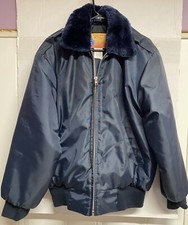 Vintage Spartan Uniform Outerwear Navy Blue Coat Large