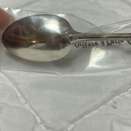 Christofle Malmaison Rare Coffee 3.9" Set of 6 Spoons Gift From Japan - Picture 5 of 10