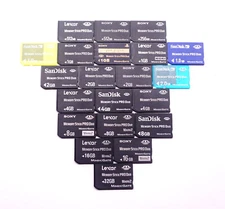 Memory Stick Pro Duo MagicGate Card for Sony PSP Cybershot 1 2 4 8gb - You Pick