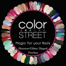 Color Street Nail Strips: *SHIMMER/GLITTER/GLITTER-DIPPED OVERLAYS*