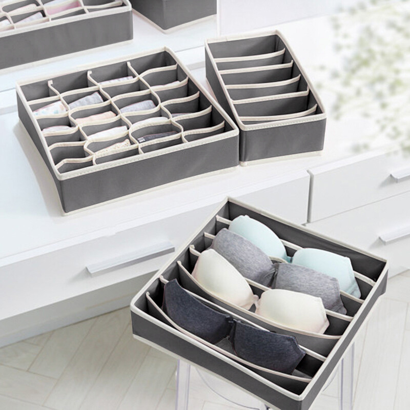 Drawer Organiser Neat Tidy Storage Box Wardrobe Divide Organizer Socks