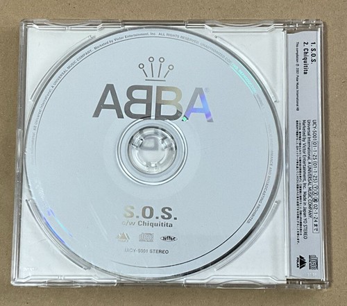 Abba S.O.S. Japanese Cd Single OBI Strip + Lyrics 2001 Rare Complete - 第 9/10 張圖片