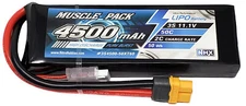 NEW NHX Muscle Pack 3S 11.1V 4500mAh 50C Lipo Battery with XT60 Connector