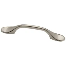Liberty Drawer Pull 3 In Cabinet Nickel Spoon Foot Handle Bar Modern Zinc 11 pcs