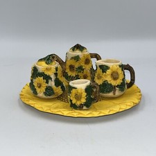 Miniature Tea Set For One -Sunflowers
