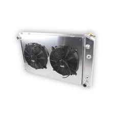 4Row Aluminum Radiator fan For 73-1987 85 Chevy C/K 10/20/30 1973-1991 Blazer K5