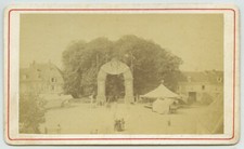 CDV 1873 Langres. Concours régional. Exposition industrielle. Manège. Roulottes.